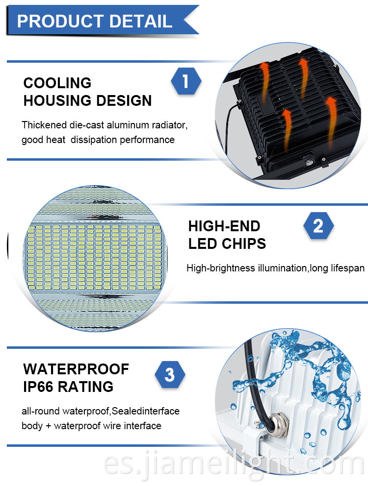 Anern más potente 100W 6500K LED Solar LED Light